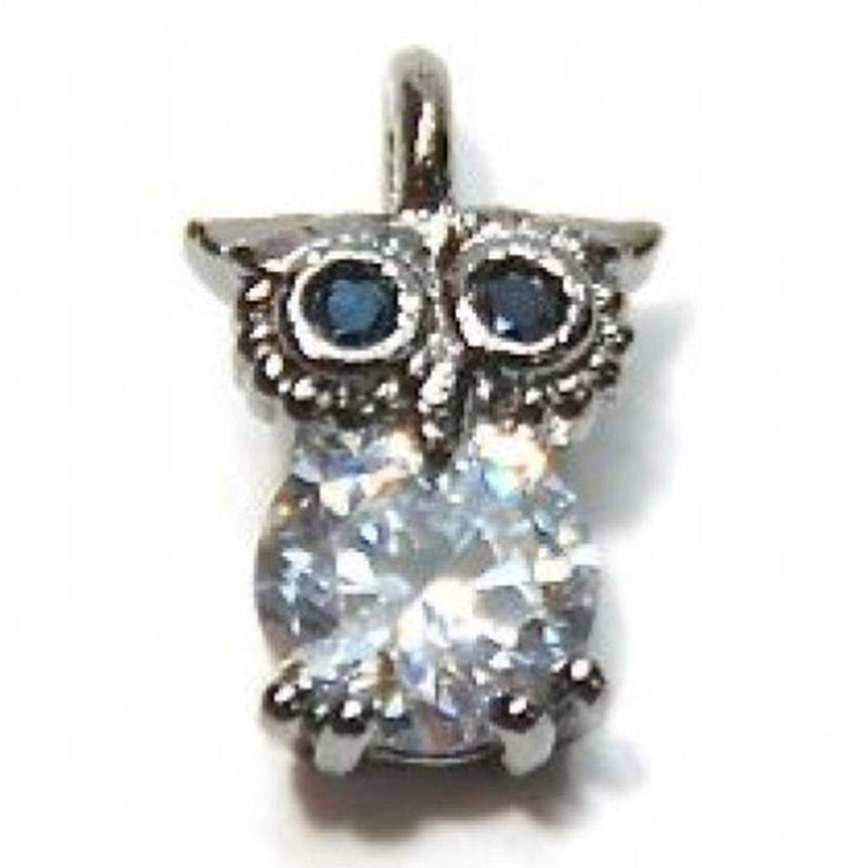 Fuschia, Fuschia Nail Art - Owl Charm - Gray, Mk Beauty Club, Nail Art