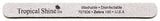 Tropical Shine, Tropical Shine Zebra File - Washable Disinfectable Medium 180, Mk Beauty Club, Nail Files