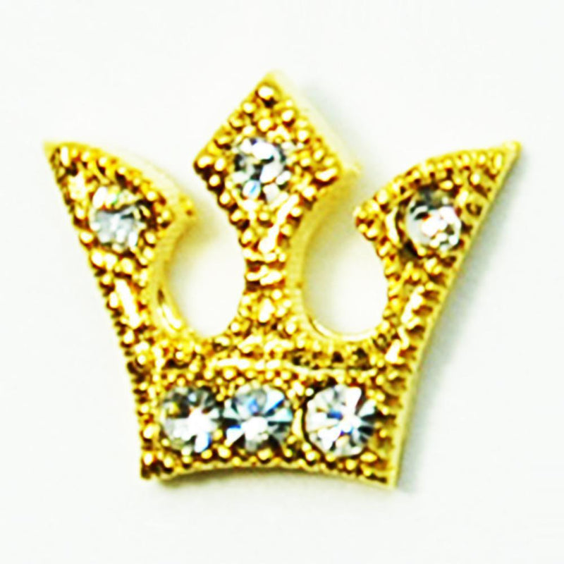 Fuschia, Fuschia Nail Art - 3 Point Crown Gold, Mk Beauty Club, Nail Art