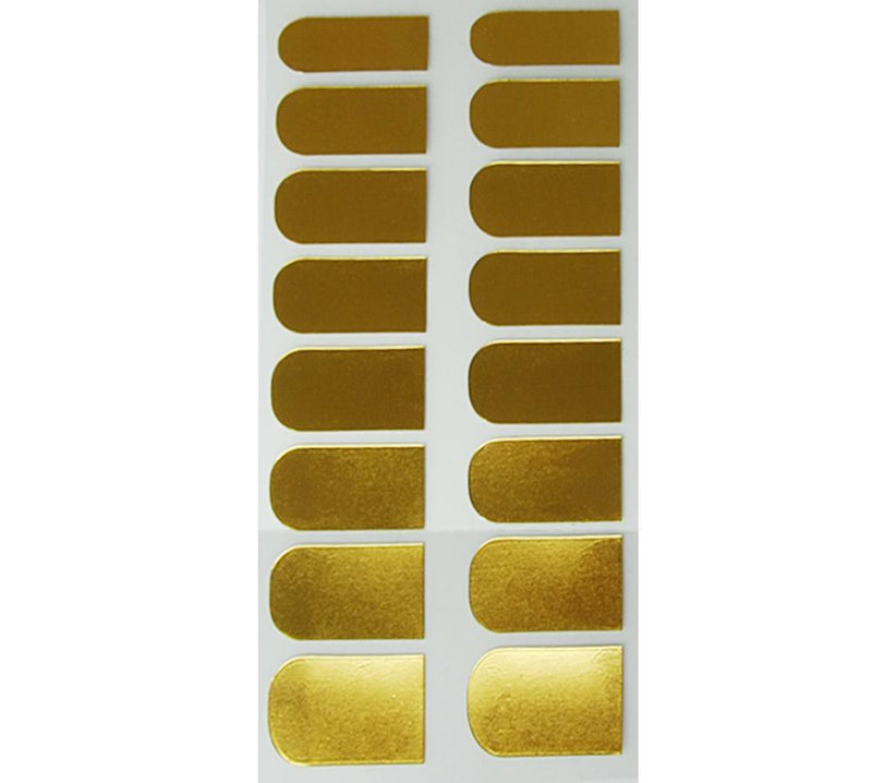 Nail Art Supply, Nail Foil - Gold - Applique, Mk Beauty Club, Metal Parts