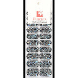 Fuschia, Fuschia Nail Wraps - Hologram Graphics, Mk Beauty Club, Nail Wrap