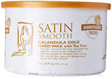 Satin Smooth, Satin Smooth Calendula Gold Hard Wax with Tea Tree Oil, 14 Ounce, Mk Beauty Club, Wax