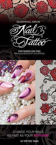 Dashing Diva, Dashing Diva Nail Tattoo - Secret Garden 3, Mk Beauty Club, Nail Art