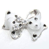 Fuschia, Fuschia Nail Art Charms - Polka Dot Bow, Mk Beauty Club, Nail Art Charms