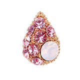 Fuschia, Fuschia Nail Art - Teardrop - Pink, Mk Beauty Club, Nail Art