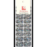 Fuschia, Fuschia Nail Wraps - Hologram Peacock, Mk Beauty Club, Nail Wrap