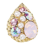 Fuschia, Fuschia Nail Art - Teardrop - Pink Aurora, Mk Beauty Club, Nail Art