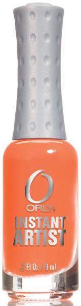 Orly, Orly Instant Artist - Hot Orange, Mk Beauty Club, Nail Art
