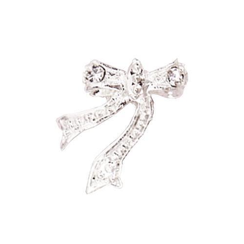 Fuschia, Fuschia Nail Art - Long Ribbon - Crystal/Silver, Mk Beauty Club, Nail Art