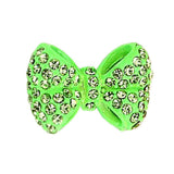 Fuschia, Fuschia Nail Art Charms -  Neon Bow - Green, Mk Beauty Club, Nail Art Charms