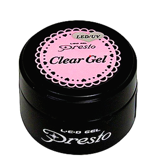 Presto, Presto Clear Base Gel Jar 8g /.3oz, Mk Beauty Club, Sculpting Gel