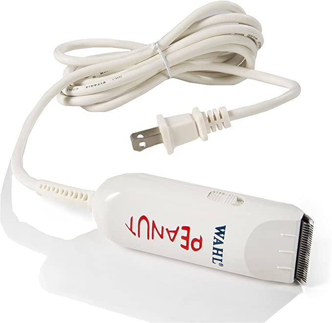 Wahl Peanut Classic Clipper Hair Trimmer #8685 White