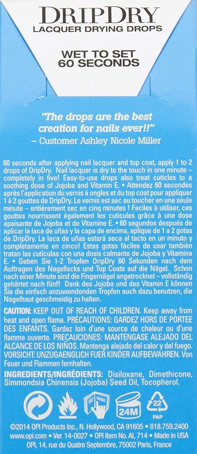 OPI, OPI Drip Dry 3.5oz / 120ml, Mk Beauty Club, Quick Dry
