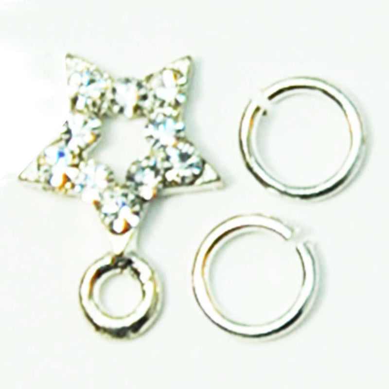 Fuschia, Fuschia Nail Art Charms - Star Dangle - Crystal, Mk Beauty Club, Nail Art Charms