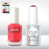 Color Club, Color Club Gel Duo - Watermelon Candy Pink, Mk Beauty Club, Gel + Lacquer Duo