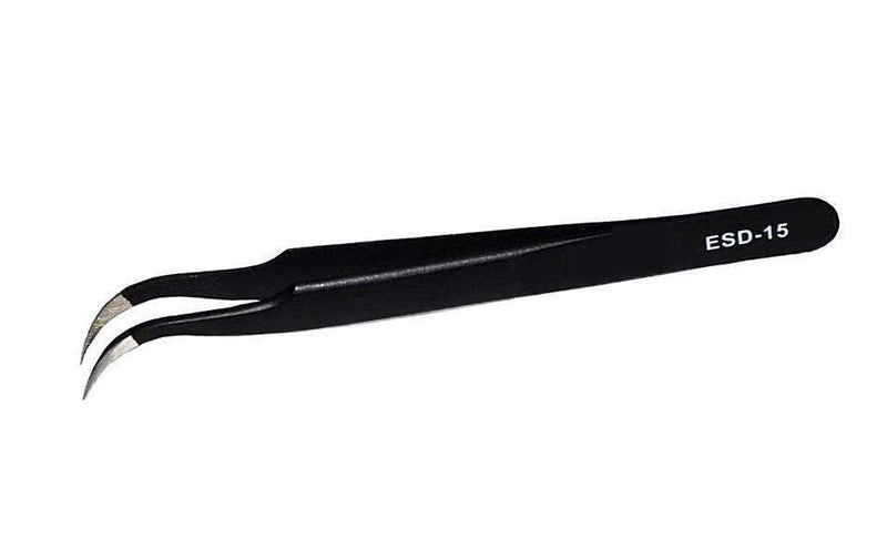Vetus Tweezers, Vetus Tweezers - Eyelash Extension Tweezers - ESD 15, Mk Beauty Club, Tweezers