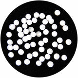 Fuschia, Fuschia Nail Art - White Studs - Medium Circle, Mk Beauty Club, Metal Parts