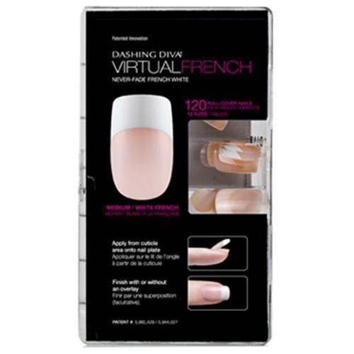 Dashing Diva, Dashing Diva Virtual Nail - French, Mk Beauty Club, Full Cover Nail Tips