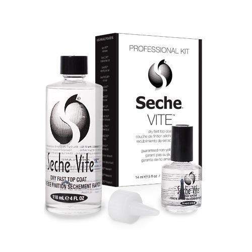 Seche, Seche Vite Top Coat - Professional Kit 4oz + .5oz, Mk Beauty Club, Nail Polish - Top coat