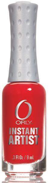 Orly, Orly Instant Artist - Fiery Red, Mk Beauty Club, Nail Art