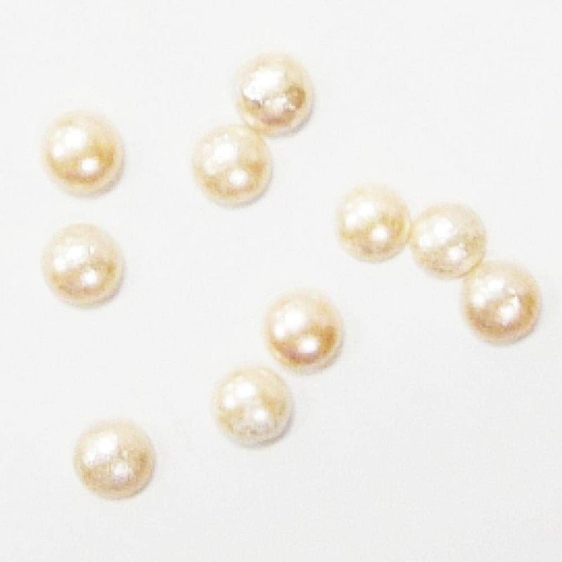 Fuschia, Fuschia Nail Art - Beige Pearl - S, Mk Beauty Club, Nail Art