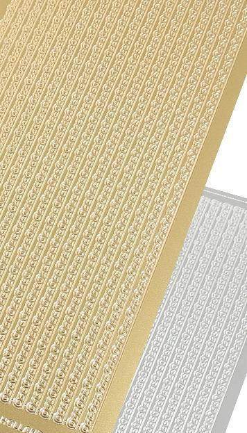 Rococo Nail Seal, Rococo Nail Seal  #943 Gold, Mk Beauty Club, Nail Art Sticker