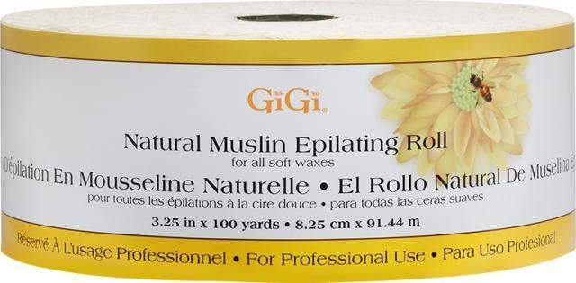 Gigi, Gigi Natural Muslin Roll -  3.25 in x 100yd, Mk Beauty Club, Muslin Roll