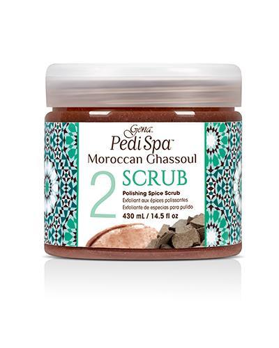 Gena, Gena Pedi Spa - Moroccan Ghassoul 2 Scrub 14.5 oz, Mk Beauty Club, Mani Pedi Scrub