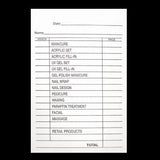 DL Professional, DL Pro - Nail Salon Check Pad, Mk Beauty Club, Check Pad