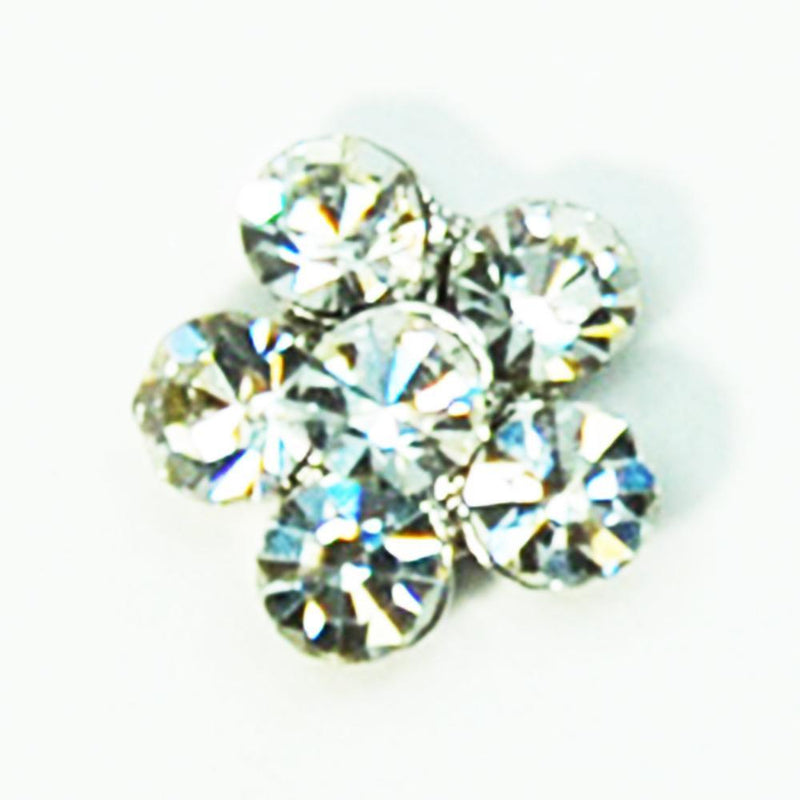 Fuschia, Fuschia Nail Art -  Daisy - Crystal, Mk Beauty Club, Nail Art