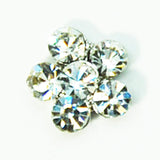 Fuschia, Fuschia Nail Art -  Daisy - Crystal, Mk Beauty Club, Nail Art