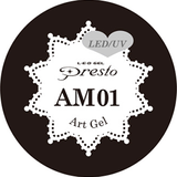 Presto, Presto Art Gel 2g Jar - AM01 White, Mk Beauty Club, Art Gel
