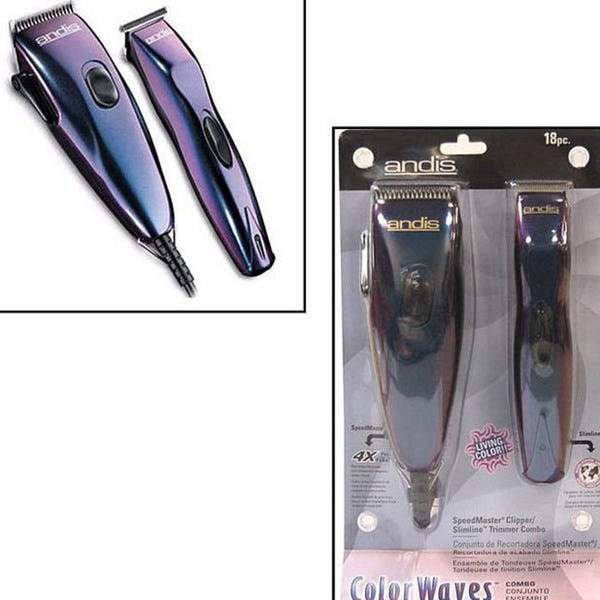 Andis 18 Piece ColorWaves Hair Clipper/ Trimmer Combo