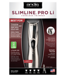 Andis Slimline Pro Li T-Blade Barber Hair Trimmer Chrome