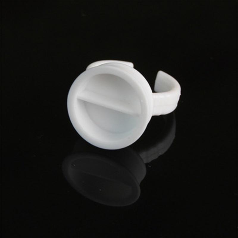 Mk Beauty Club, Eyelash Extension Glue Ring with Divider 100pcs, Mk Beauty Club, Glue Ring
