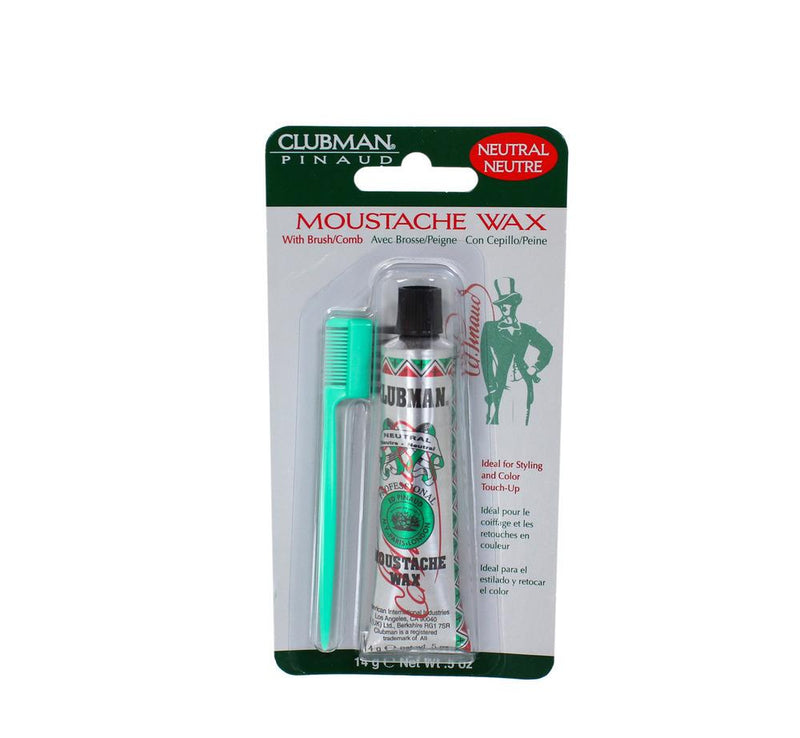 Clubman Moustache Wax Neutral 0.5oz