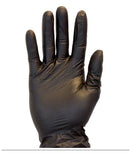 Black Vinyl Gloves - Powder Free 100ct Latex Free Extra Large