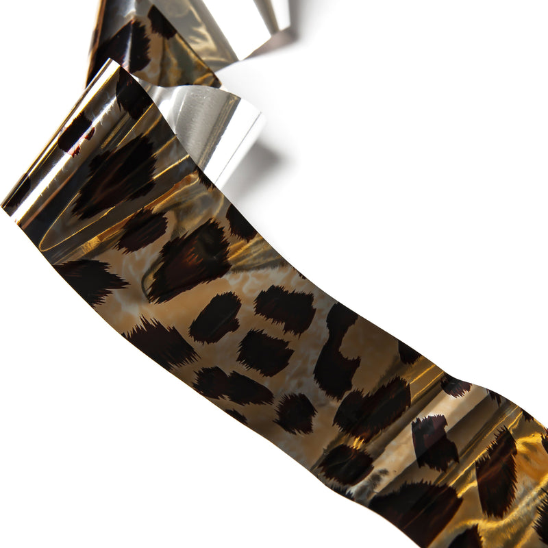 Apres Nail, Shiny Cheetah Print Foil, Mk Beauty Club, active