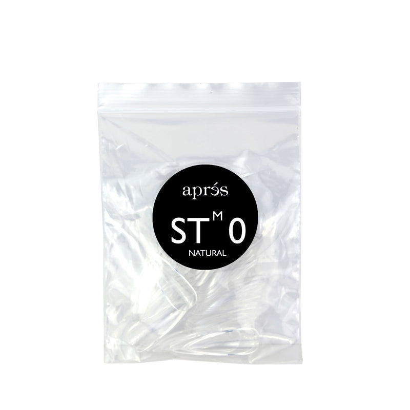 Apres Nail, Natural Stiletto Medium Refill Bags, Mk Beauty Club, active