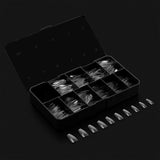 Apres Nail, Natural Coffin Medium Box of Tips, Mk Beauty Club, active