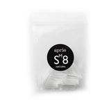 Apres Nail, Natural Square Medium Refill Bags, Mk Beauty Club, active