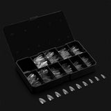 Apres Nail, Natural Stiletto Short Box of Tips, Mk Beauty Club, active