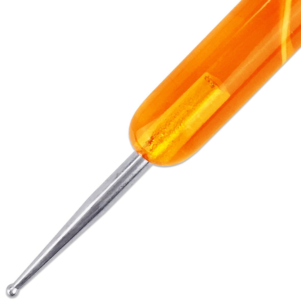 Ikonna Dual-Ended Manicure Clean Up Brush with Dotting Tool