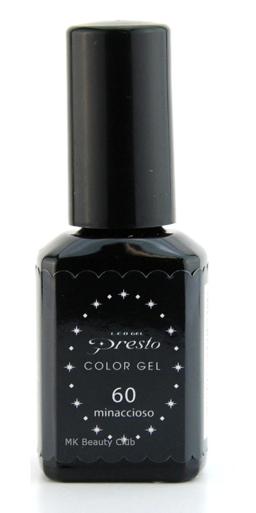 Presto, Presto Gel Polish #60 Black, Mk Beauty Club, Gel Polish