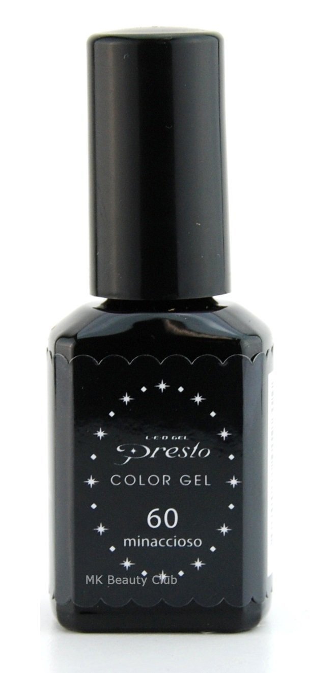 Presto, Presto Gel Polish #60 Black, Mk Beauty Club, Gel Polish