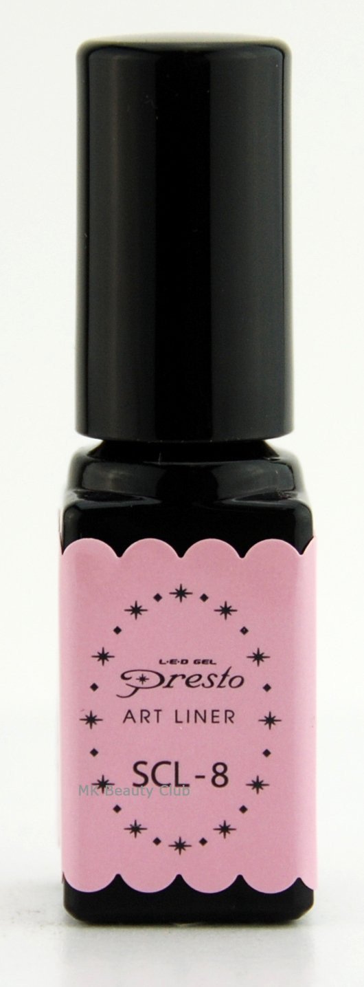 Presto, Presto Art Gel Liner 4g #SCL-08, Mk Beauty Club, Gel Polish Liner