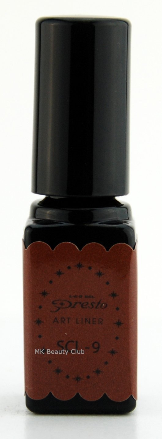 Presto, Presto Art Gel Liner 4g #SCL-09, Mk Beauty Club, Gel Polish Liner