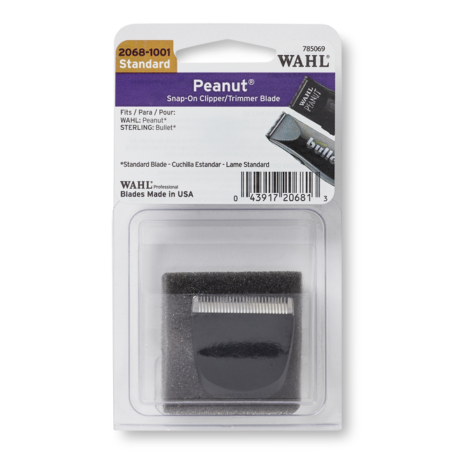 Wahl, Wahl Peanut Snap-On Clipper/Trimmer Blade - Black, Mk Beauty Club, Clipper Blade