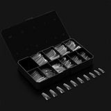 Apres Nail, Sculpted Coffin Long Box of Tips, Mk Beauty Club, active