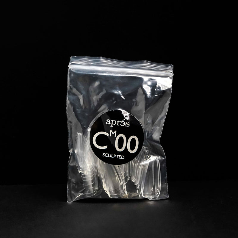 Apres Nail, Sculpted Coffin Medium Refill Bags, Mk Beauty Club, active